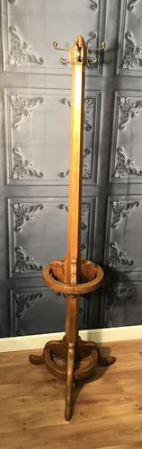 Mahogany Hat & Coat Stand (1 of 7)