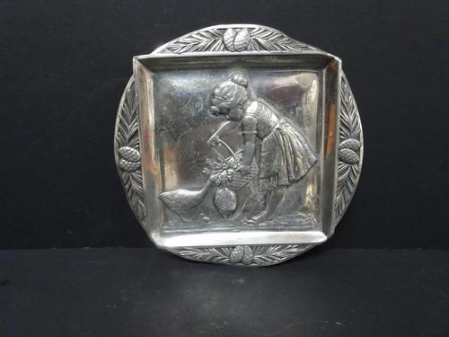 WMF Silvered Pewter Card Tray c.1900 (1 of 6) WMF Silvered Pewter Card Tray c.1900 (1 of 6)