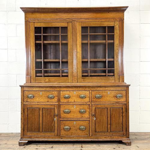 Antique 19th Century Glazed Oak Dresser (1 of 10)