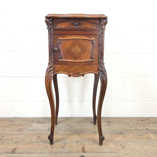 Antique French Marble Top Side Cupboard (1 of 9)