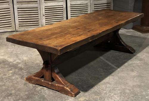 Huge Rustic Chestnut French Farmhouse Dining Table (1 of 27)