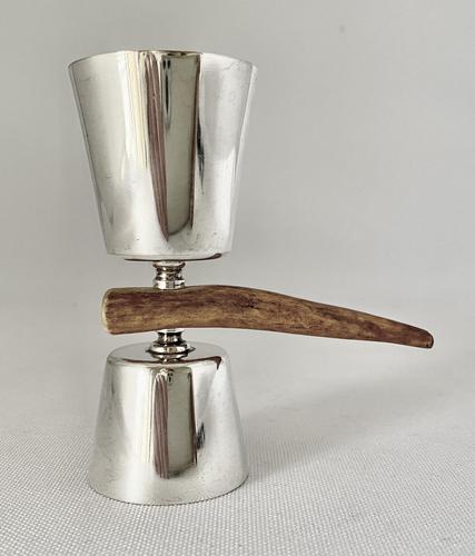 Art Deco Silver Plated Double Ended Spirit Measure c.1930 (1 of 5) Art Deco Silver Plated Double Ended Spirit Measure c.1930 (1 of 5)
