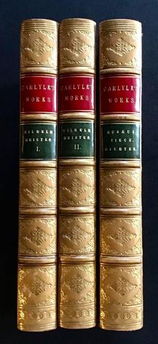 1871 Works of Thomas Carlyle 3 X Fine Leather Bindings (1 of 5) 1871 Works of Thomas Carlyle 3 X Fine Leather Bindings (1 of 5)