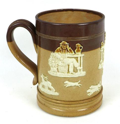 Edwardian Royal Doulton Lambeth Stoneware Tankard (1 of 2)