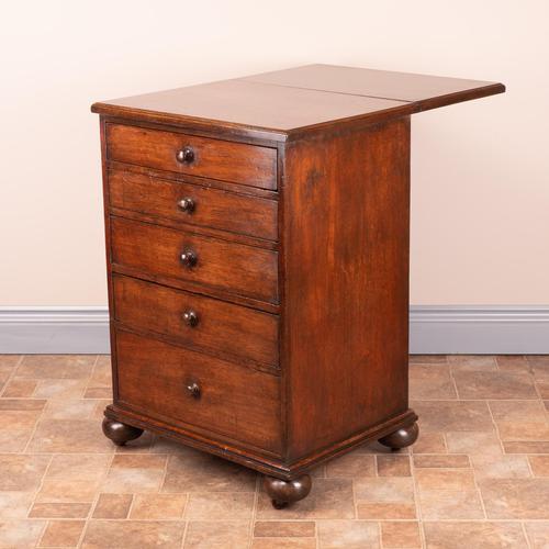 19th Century Small Mahogany Chest of Drawers with Extending Top (1 of 24)