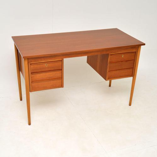 Danish Teak Desk Vintage 1960’s (1 of 10) Danish Teak Desk Vintage 1960’s (1 of 10)