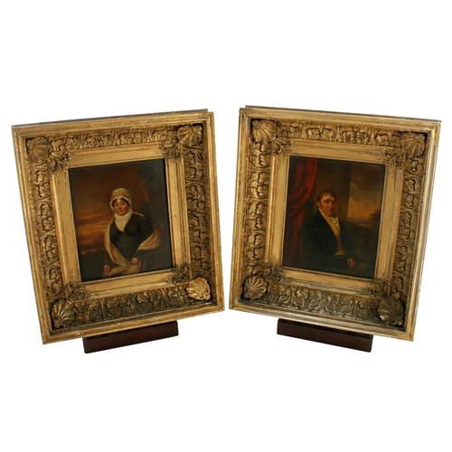 Pair of 19th Century Framed Portraits (1 of 8) Pair of 19th Century Framed Portraits (1 of 8)