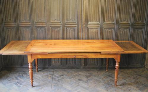 Large Extending Cherrywood Farmhouse Table (1 of 12) Large Extending Cherrywood Farmhouse Table (1 of 12)