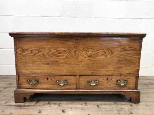 18th Century Elm Mule Chest with Hinged Top (1 of 14)