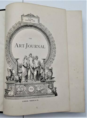 The Art Journal New Series Volume 1874 complete, fine engravings (1 of 6)