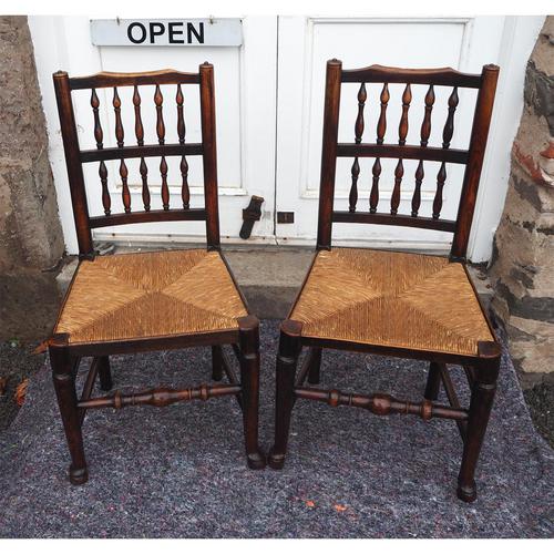 Good Pair of Country Spindle Back Chairs (1 of 6) Good Pair of Country Spindle Back Chairs (1 of 6)