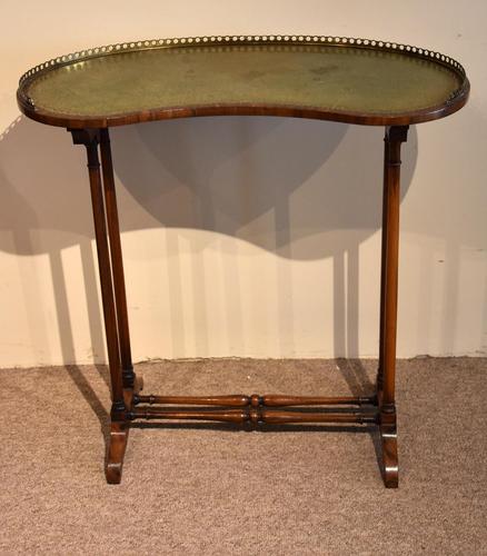 Rosewood Regency Kidney Shaped Writing Table (1 of 5)