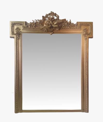 Stunning 19th Century Giltwood Overmantle or Hall Mirror (1 of 3) Stunning 19th Century Giltwood Overmantle or Hall Mirror (1 of 3)