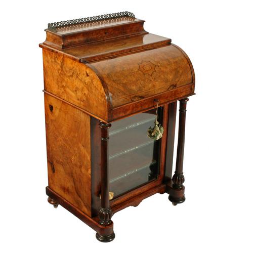 Victorian Cylinder Top Davenport Desk (1 of 8) Victorian Cylinder Top Davenport Desk (1 of 8)