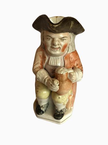 Antique Victorian Staffordshire Toby Jug (1 of 9)