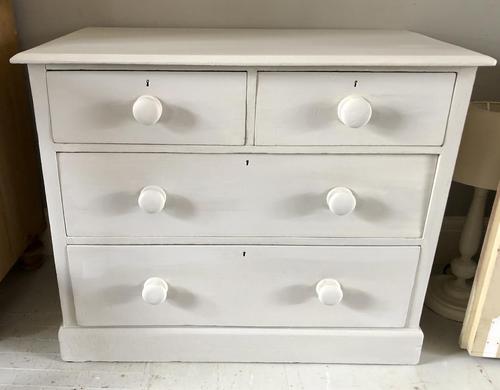 Small Painted Pine Chest of Drawers (1 of 6)