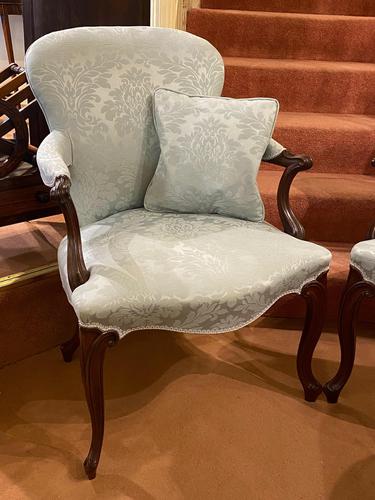 Pair of Late 18th Century Hepplewhite Period Library Armchairs (1 of 6)