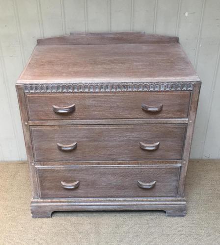 Limed Oak Chest of Drawers (1 of 9)