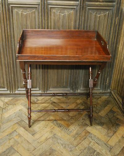 Mahogany Butlers Tray on Stand (1 of 6) Mahogany Butlers Tray on Stand (1 of 6)