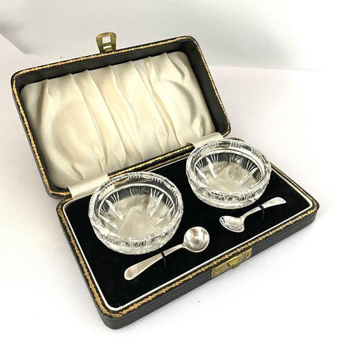 Cut Crystal Salts c.1930 (1 of 5) Cut Crystal Salts c.1930 (1 of 5)