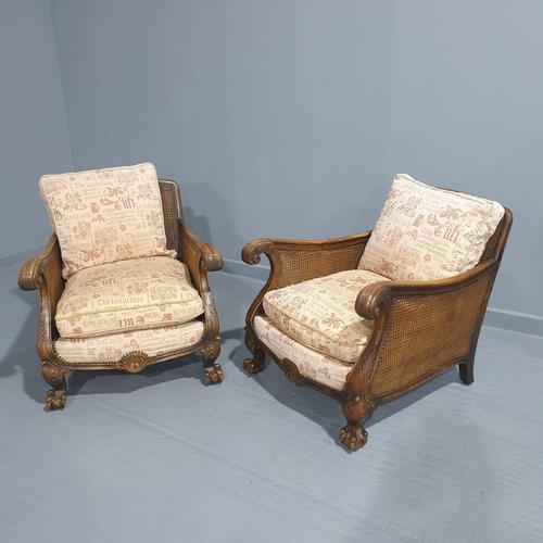 Superb Pair of Bergere Conservatory Armchairs (1 of 14) Superb Pair of Bergere Conservatory Armchairs (1 of 14)