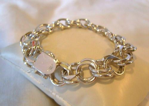 Vintage Sterling Silver Bracelet 1950s Forstner Usa 7 1/2" Length 38.2 Grams (1 of 11)