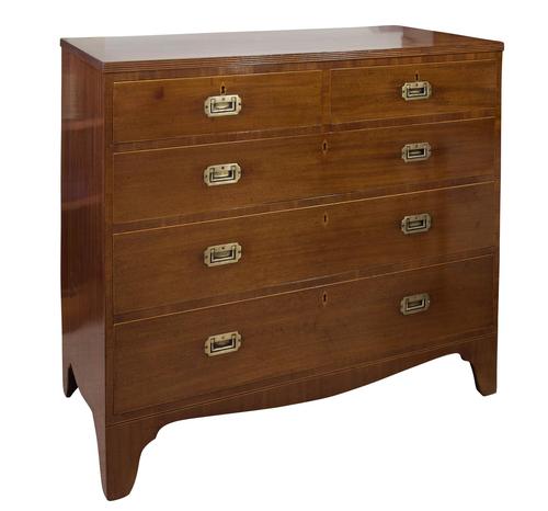 Mahogany Chest of Drawers with military brass handles (1 of 6) Mahogany Chest of Drawers with military brass handles (1 of 6)
