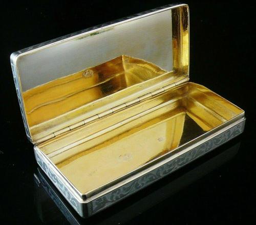 Silver Snuff Box, Prague Mid 19th Century, Austro Hungarian Antique (1 of 12) Silver Snuff Box, Prague Mid 19th Century, Austro Hungarian Antique (1 of 12)