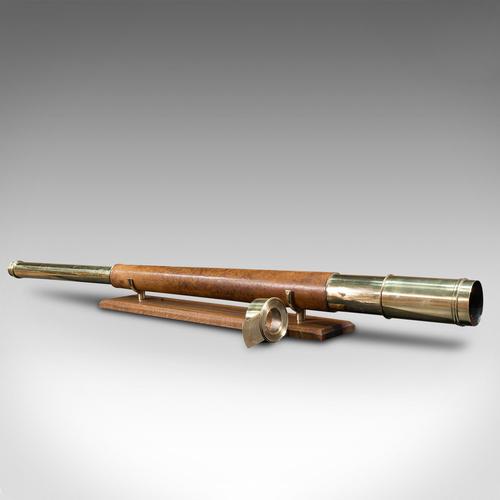 Antique Terrestrial Telescope, English, Single Draw Refractor, Nsl, Victorian (1 of 12) Antique Terrestrial Telescope, English, Single Draw Refractor, Nsl, Victorian (1 of 12)