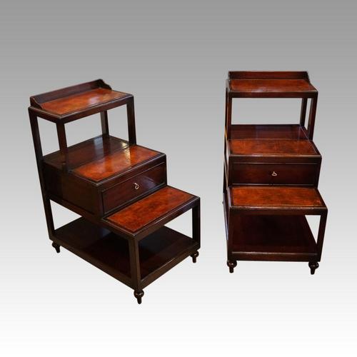 Pair of Mahogany Bedside Steps (1 of 9) Pair of Mahogany Bedside Steps (1 of 9)