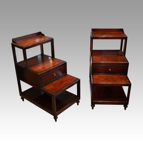 Pair of Mahogany Bedside Steps (1 of 9)