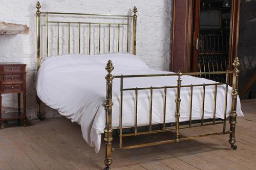 Fabulous Quality Victorian King Size all brass bed (1 of 9)