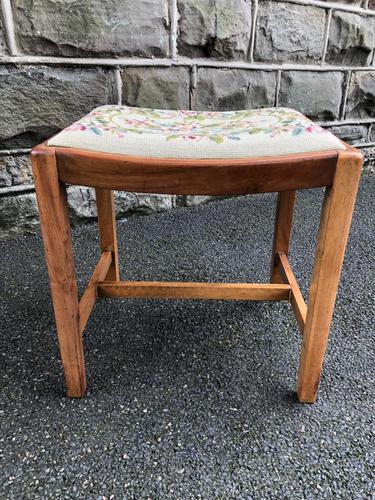 Antique Walnut Stool by Heals (1 of 6)