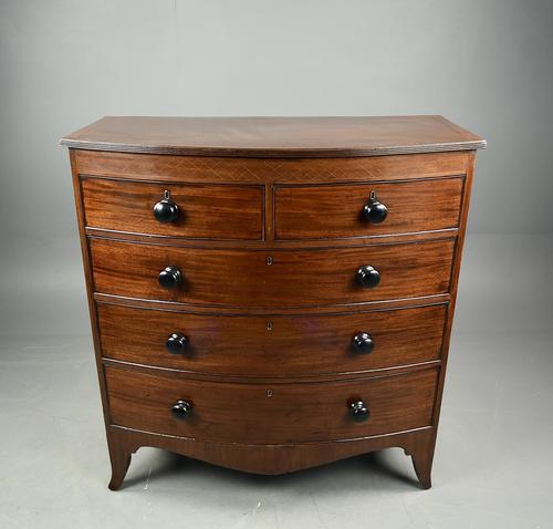 Georgian Mahogany Bow Front Chest of Drawers (1 of 5) Georgian Mahogany Bow Front Chest of Drawers (1 of 5)