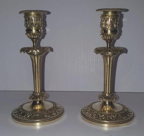 Pair of 19th Century Small Size Brass Candlesticks (1 of 4) Pair of 19th Century Small Size Brass Candlesticks (1 of 4)
