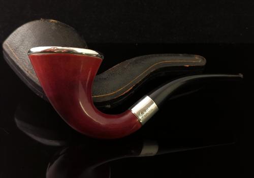 Antique Calabash Smoking Pipe, Sterling Silver (1 of 9)