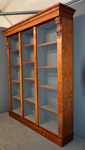 Antique Mahogany Open Bookcase (1 of 2)