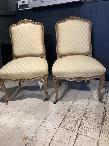 Pair of Early 19th Standards, Saloon Chairs from Irish Embassy (1 of 9)