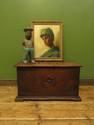 Antique Oak Chest with Carved Ship Detail to Lid Maritime Nautical Storage Chest (1 of 14) Antique Oak Chest with Carved Ship Detail to Lid Maritime Nautical Storage Chest (1 of 14)