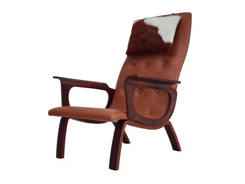 Danish armchair, cowhide, cognac leather, 1970s (1 of 20) Danish armchair, cowhide, cognac leather, 1970s (1 of 20)