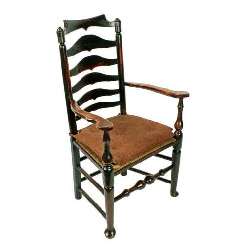 Georgian Elm Macclesfield Arm Chair (1 of 8) Georgian Elm Macclesfield Arm Chair (1 of 8)