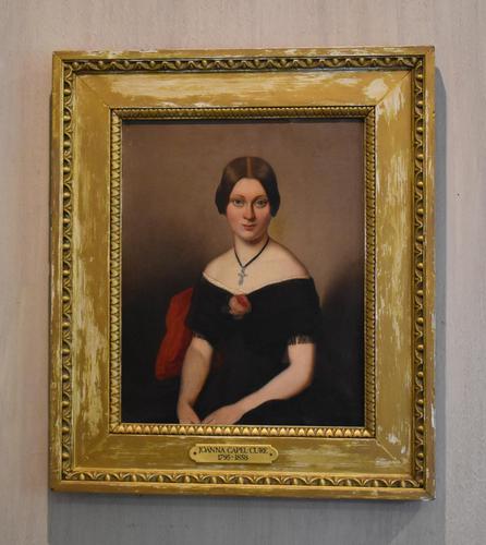 Victorian Oil Portrait of Joanna Capel-cure (1 of 7)