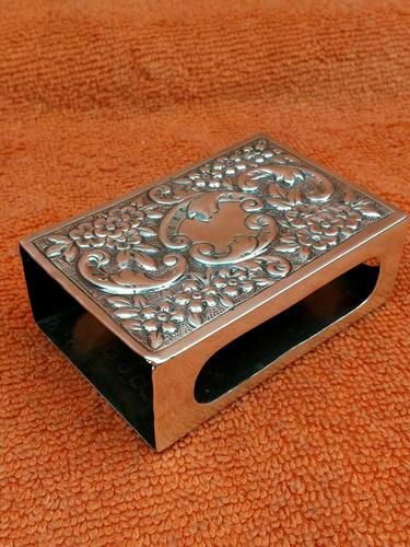 Antique Sterling Silver Heavy Hallmarked Matchbox Case , 1890 Samuel Walton Smith (1 of 12) Antique Sterling Silver Heavy Hallmarked Matchbox Case , 1890 Samuel Walton Smith (1 of 12)