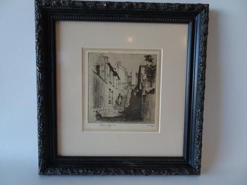 Lionel Arthur Lyndsay Etching Ferry Lane The Rocks (1 of 3) Lionel Arthur Lyndsay Etching Ferry Lane The Rocks (1 of 3)