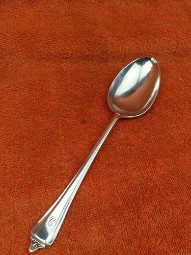 Sterling Silver Hallmarked 1941, Serving Spoon, Sheffield, A E Poston & Co Ltd (1 of 6)