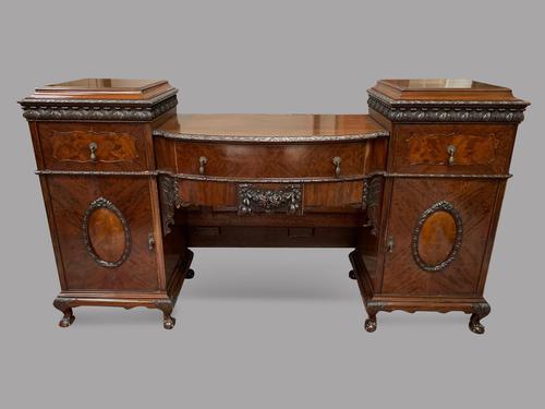 A Large Pedestal Mahogany Sideboard (1 of 6)