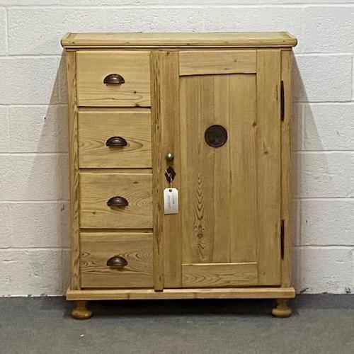 Attractive 19th Century Farmhouse Larder Cupboard (1 of 5)