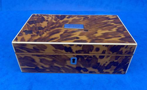 Georgian Tortoiseshell Jewellery Box (1 of 16)