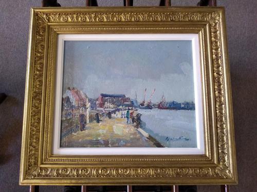 Riverside Gorleston by Geoffrey Chatten, R.B.A (1 of 4)