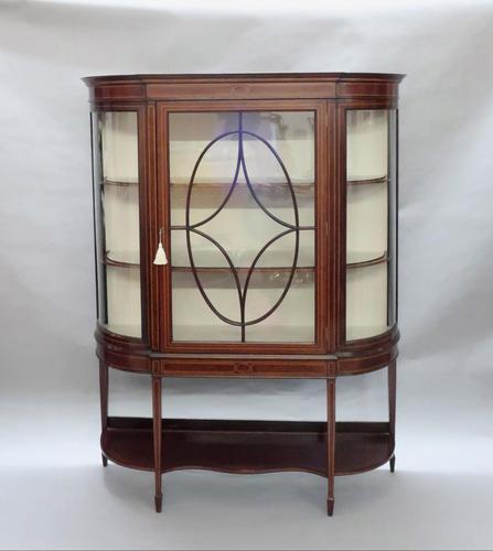 Edwardian Mahogany Glazed Display Cabinet (1 of 7) Edwardian Mahogany Glazed Display Cabinet (1 of 7)